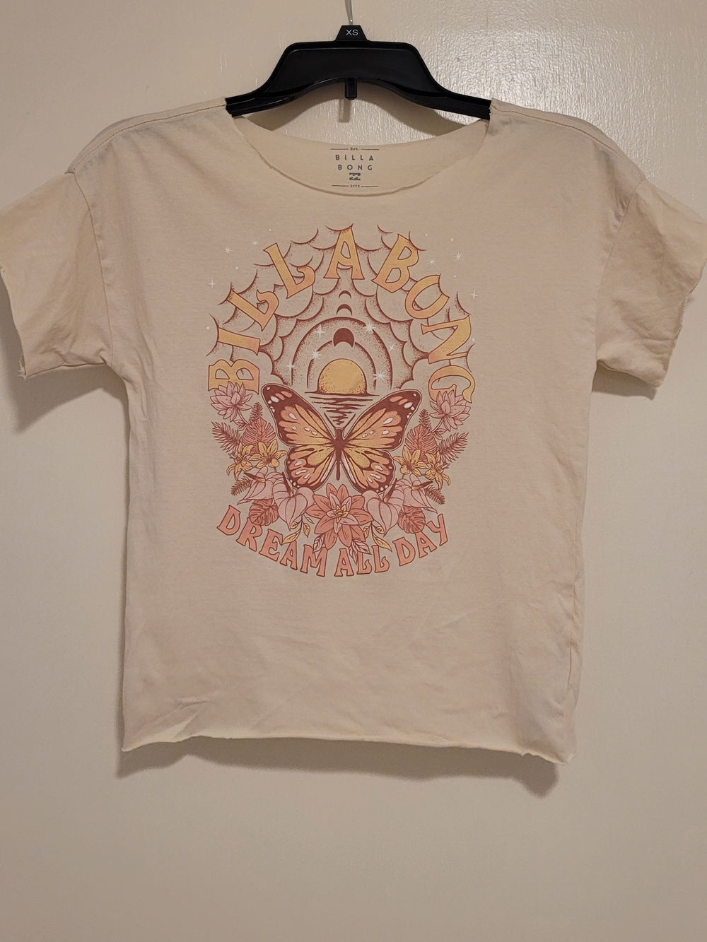 Billabong Dream All Day Graphic Tee - Cream Small